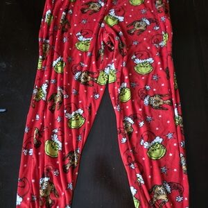 Kids Red Grinch Pajama Pants
